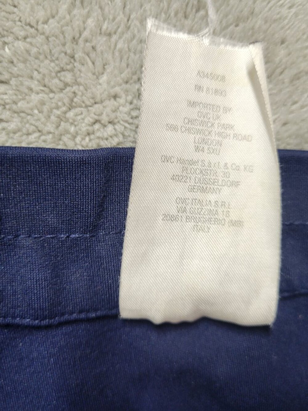 Susan Graver Womens Pants 3X Blue Straight Leg Knit Pull On Stretch BLU64E - Picture 10 of 11